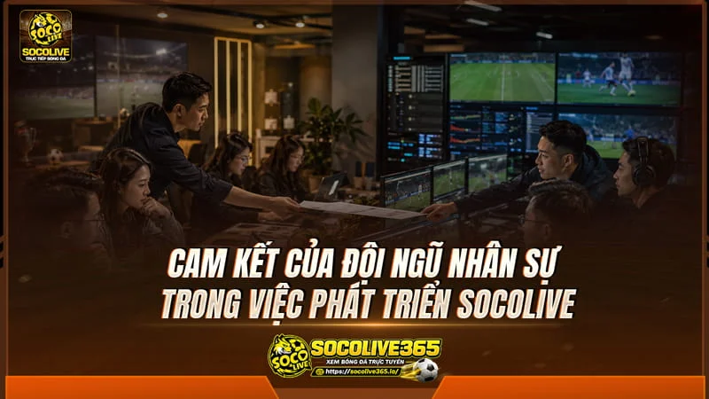 Lời cam kết của đội ngũ nhân sự trong việc phát triển Socolive TV