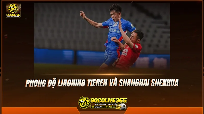 Phong độ Liaoning Tieren và Shanghai Shenhua được Socolive TV tổng hợp Phong độ Liaoning Tieren và Shanghai Shenhua được Socolive TV tổng hợp