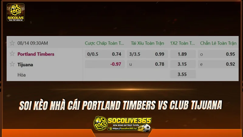 Soi kèo nhà cái Portland Timbers vs Club Tijuana Soi kèo nhà cái Portland Timbers vs Club Tijuana