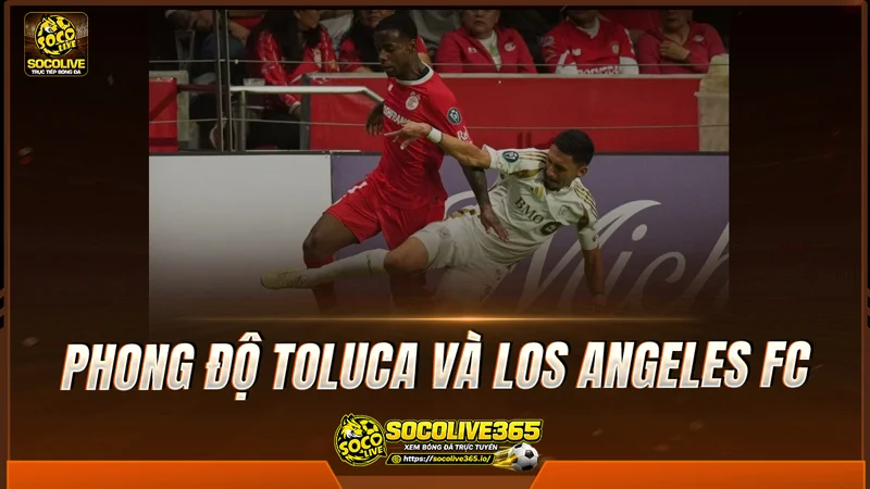 Phong độ Toluca và Los Angeles FC được Socolive TV tổng hợp Phong độ Toluca và Los Angeles FC được Socolive TV tổng hợp