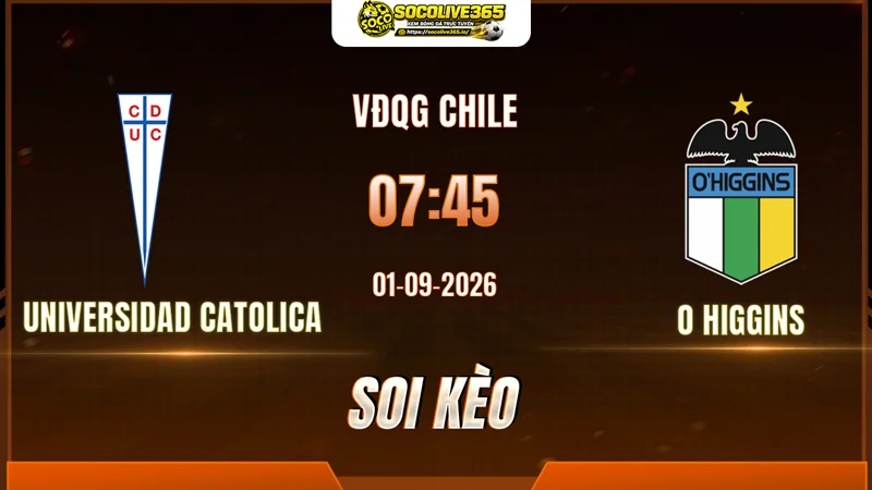 Chuyên gia Socolive soi kèo Universidad Catolica vs O Higgins trước giờ bóng lăn Chuyên gia Socolive soi kèo Universidad Catolica vs O Higgins trước giờ bóng lăn