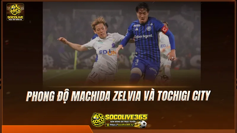 Phong độ Machida Zelvia và Tochigi City được Socolive TV tổng hợp Phong độ Machida Zelvia và Tochigi City được Socolive TV tổng hợp